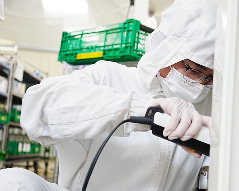 配管作業を担当